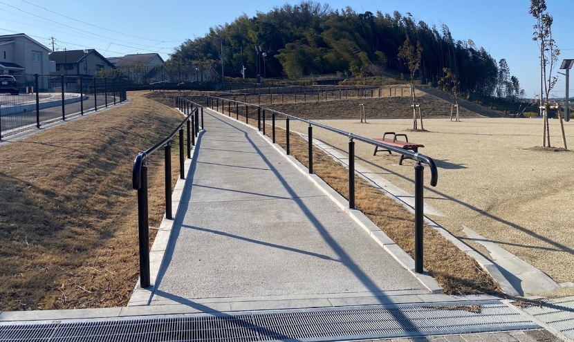 公園遊歩道安全柵