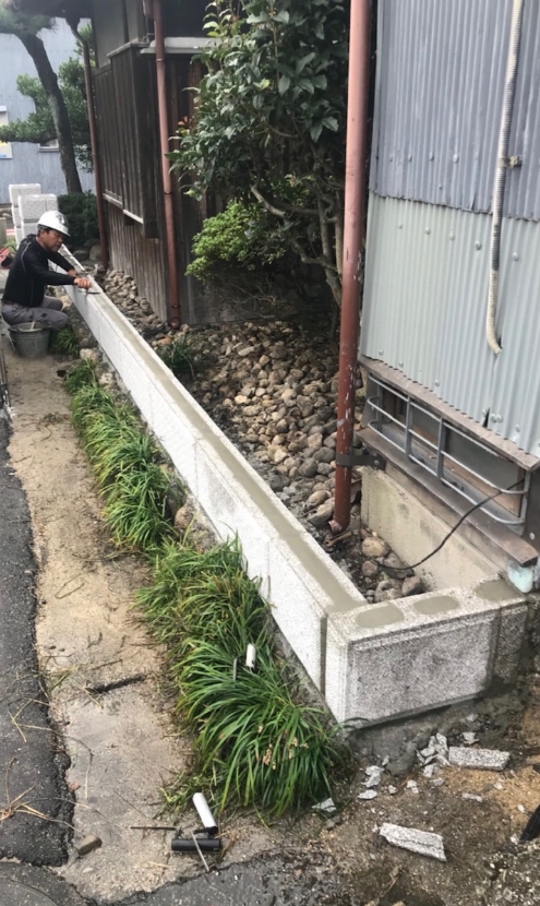 化粧ブロック積み